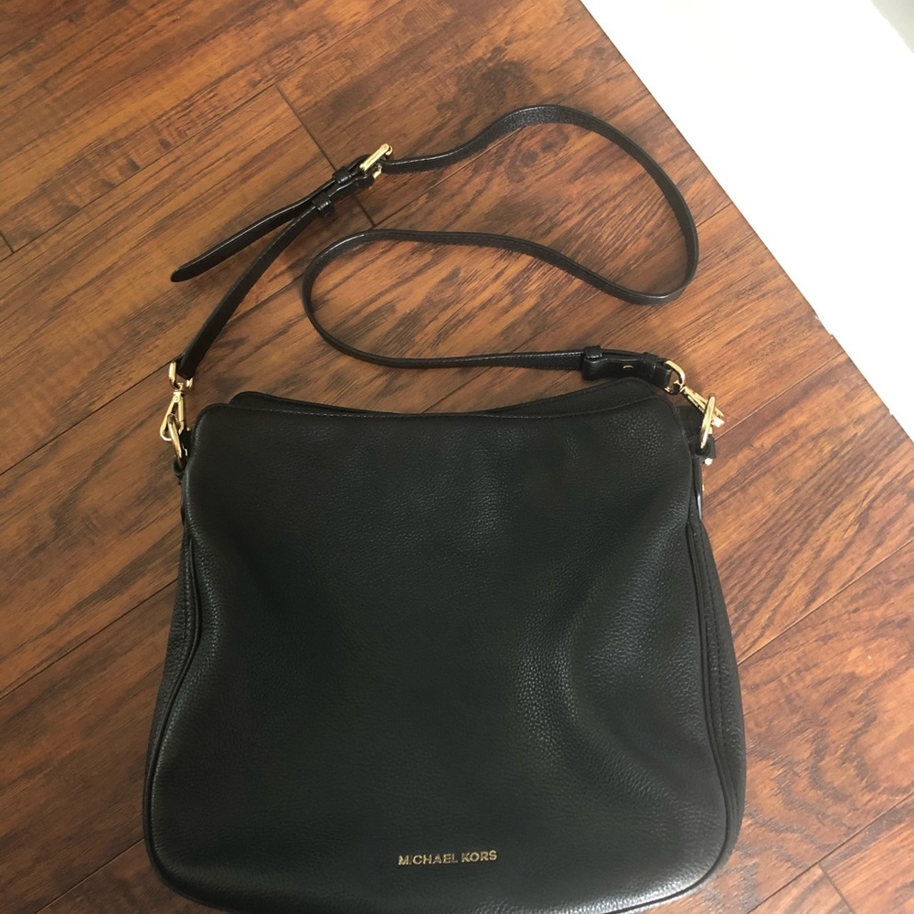 Black Michael Kors Heidi Convertible Handbag
